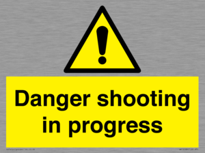 Danger shooting in progress